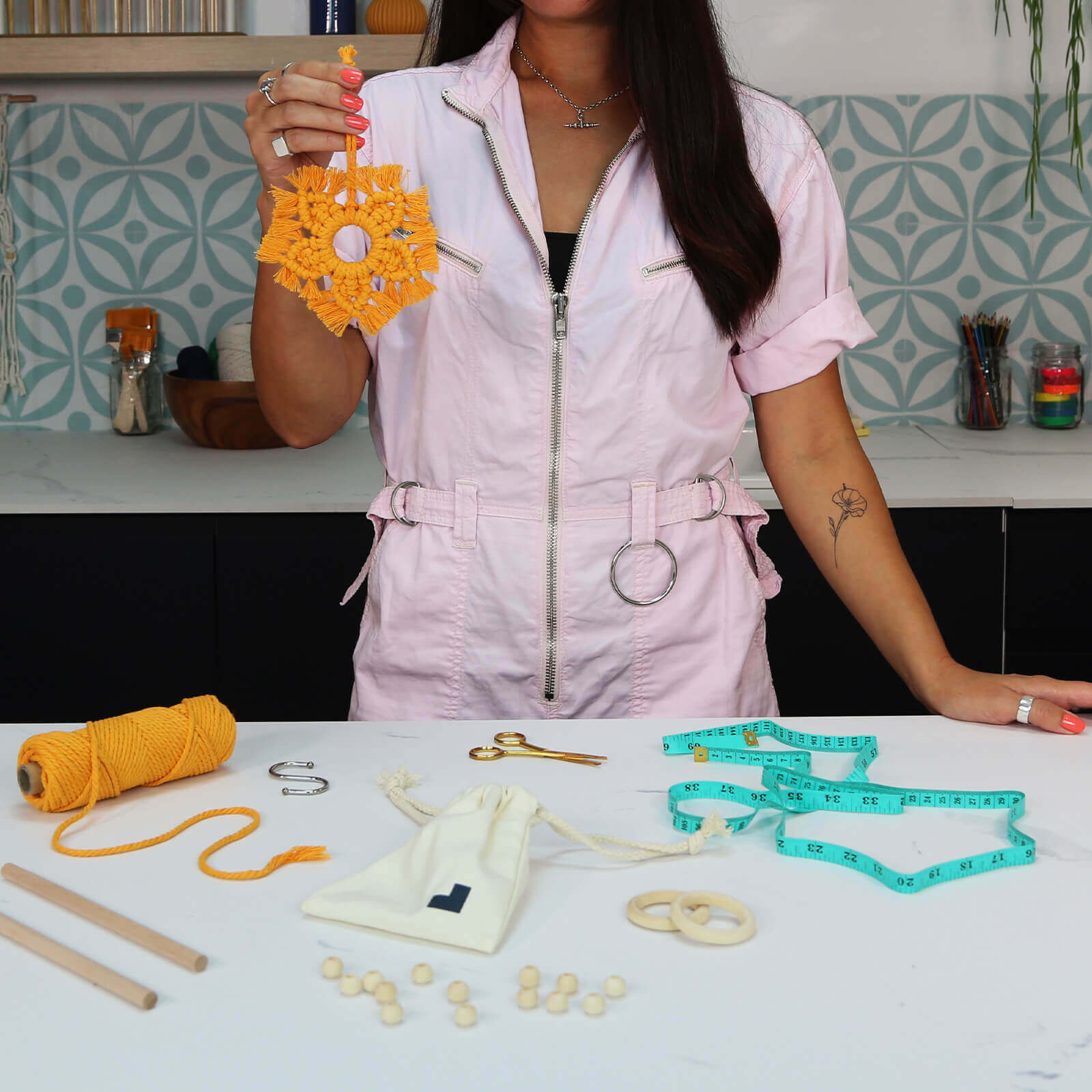 Macrame Star Project