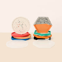 Hexagonal & Round Coaster Mould Set